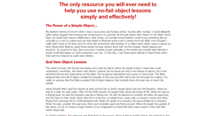 Desktop Screenshot of creativeobjectlessons.com